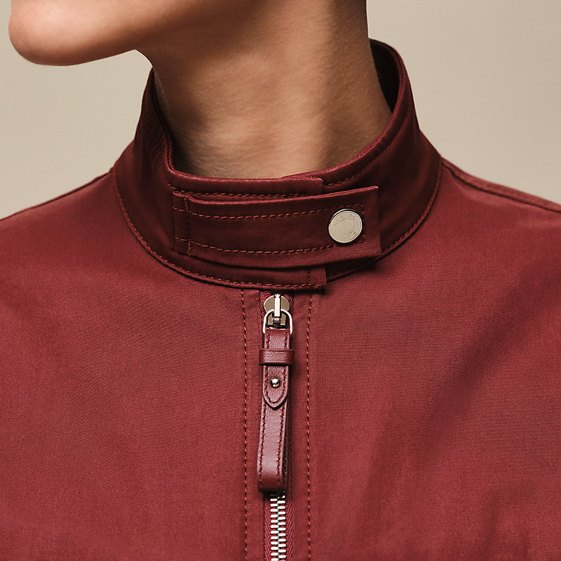 Jumpsuit aus doppeltem Stretch-Baumwolltwill