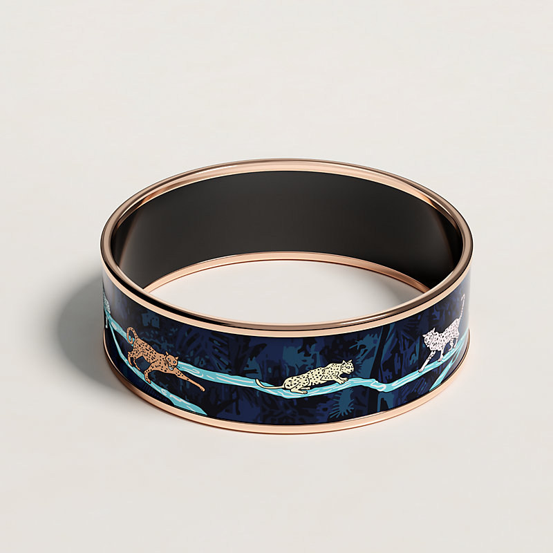Jungle Camouflage bangle - Pink | Hermès USA