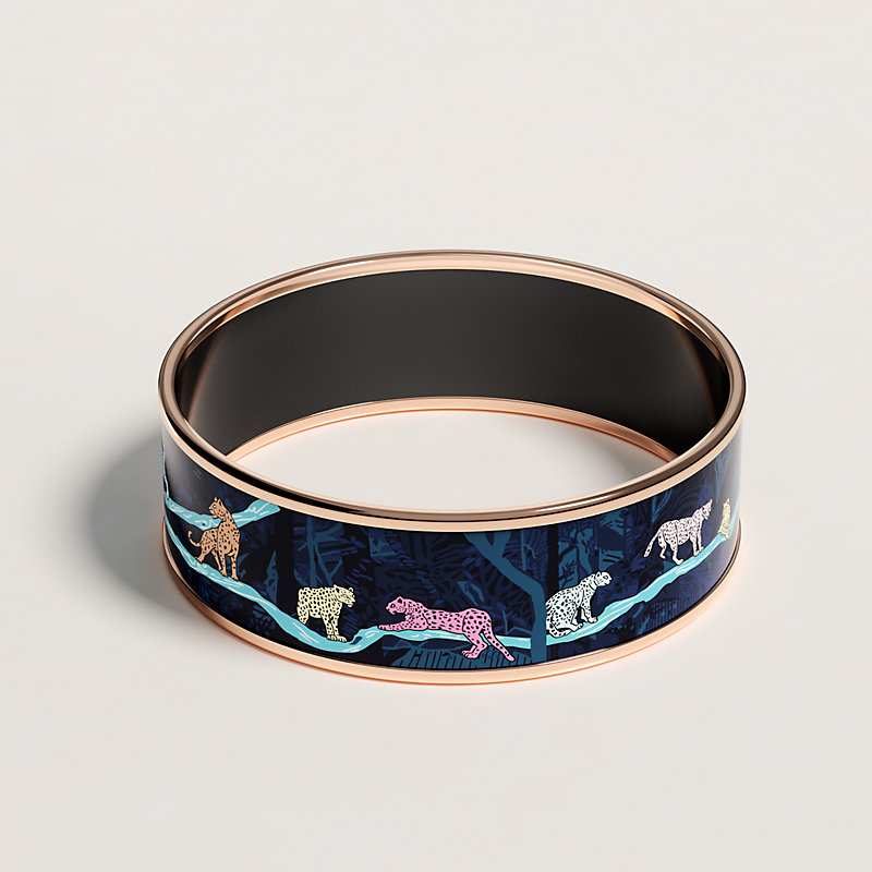 Jungle Camouflage bangle - Pink | Hermès USA