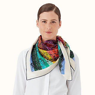 hermes rainbow scarf