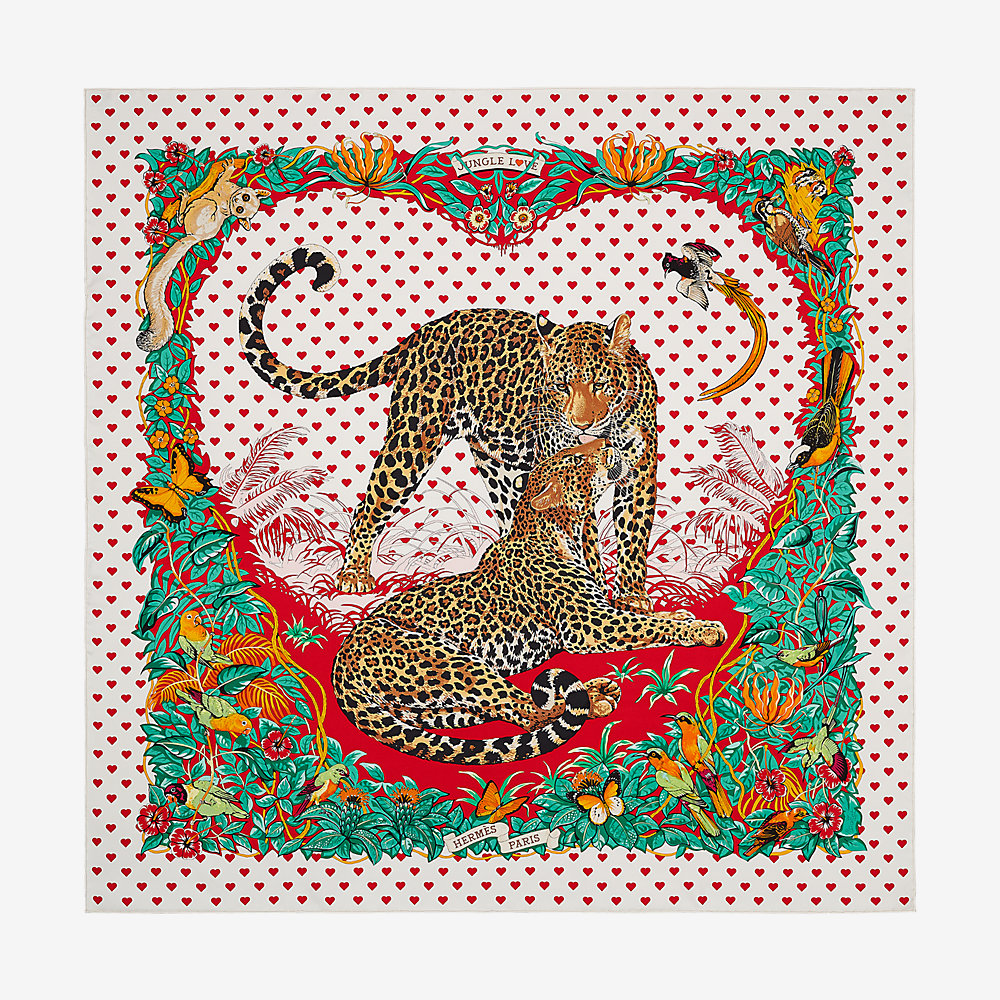 Jungle Love scarf 90 | Hermès Canada