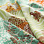 Jungle Love stamped scarf 70, View: Worn, worn, view 3 of 3