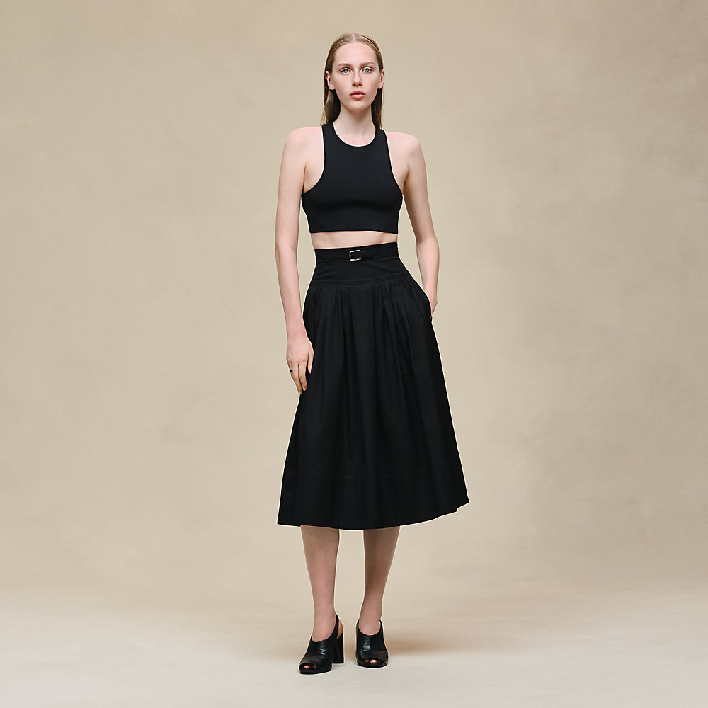 Jupe Francesca's Brodée Devant – Couleur Noire – Taille M – Ligne A – Neuve Avec étiquettes