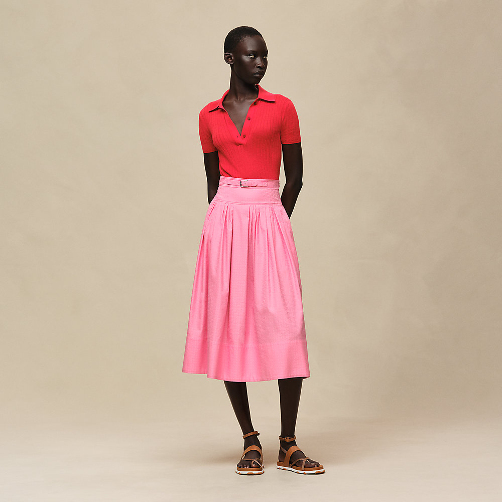 Jupe Mini Rose Perles Francesca's - Taille M - Dos Zippé - Neuve Avec étiquette