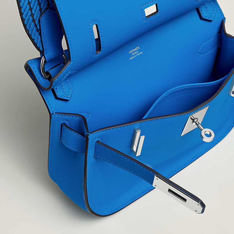HERMESミニルーペ袋付き Jypsiere mini bag - Blue | Hermès USA