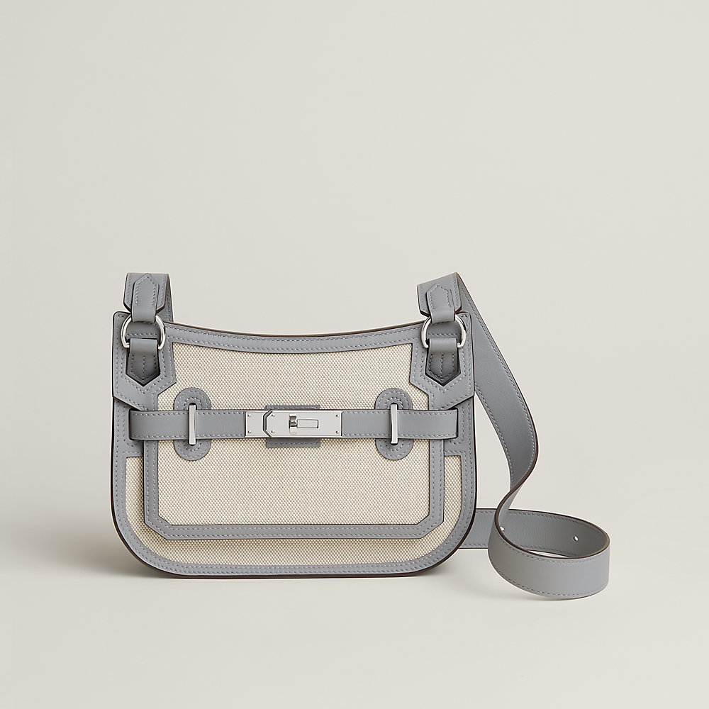 Jypsiere mini Toile & Cuir bag - Beige | Hermès USA