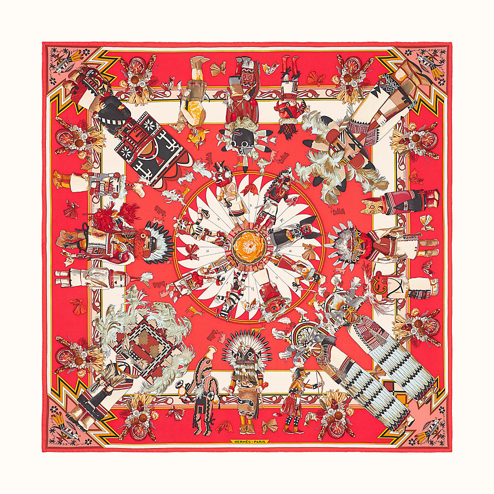 hermes kachinas wash scarf