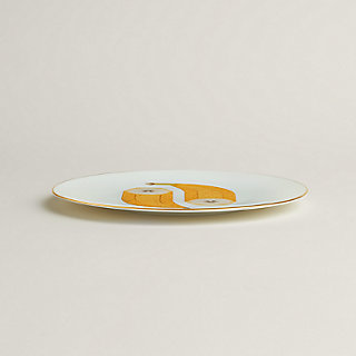 HERMES KAORUMI いちご皿 Hermès Kaorumi Strawberry Plate – Hand-Painted Porcelain