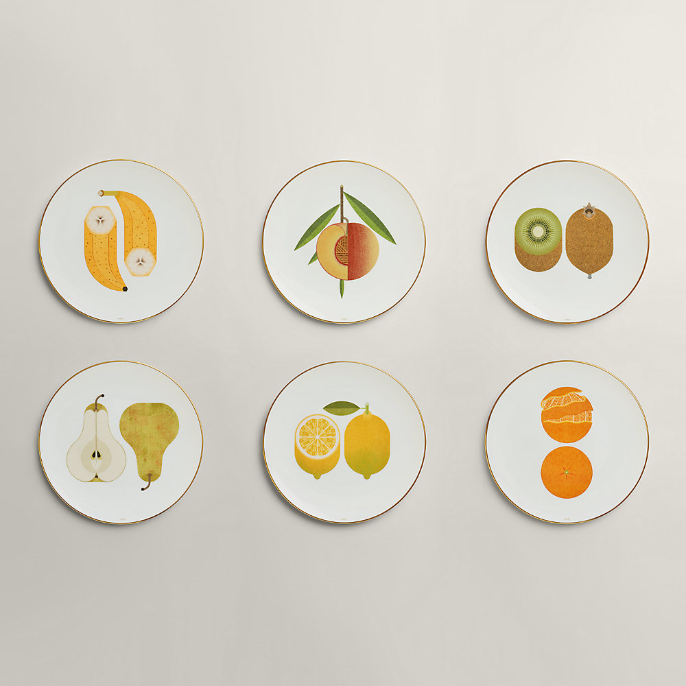 HERMES KAORUMI いちご皿 Kaorumi dessert plate | Hermès USA