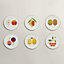 Kaorumi set of 6 dessert plates, View: front, front, view 1 of 8
