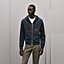 Kapuzensweatshirt mit Reißverschluss und&nbsp;"Eperon d'Or en Perspective"-Patch, Ansicht: Getragene Ansicht, worn, Ansicht 2 von 5