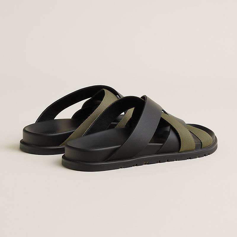 Hermes☆Men's サンダル Sandales Kazimir_Brun Fume パリ発 Kazimir Sandal | Hermès USA