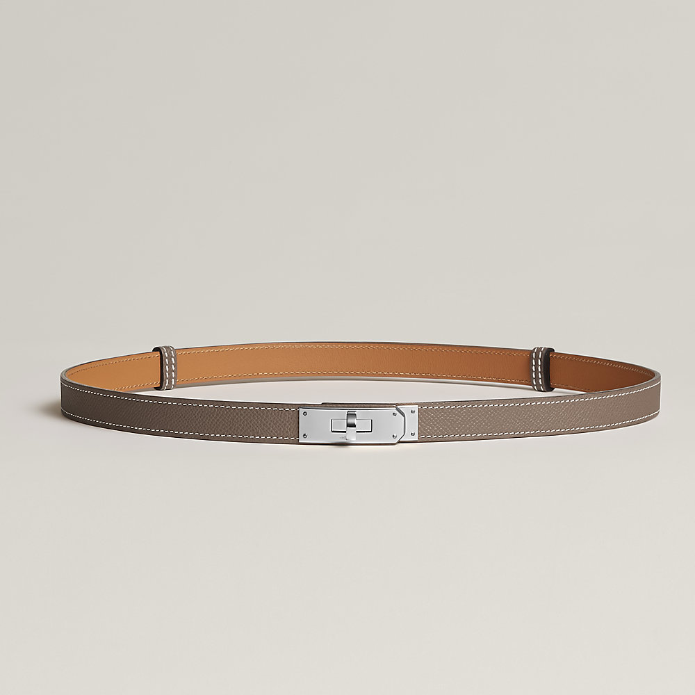 hermes belt silver