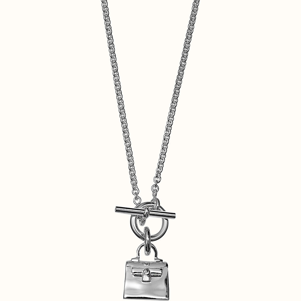 hermes locket necklace