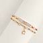 Kelly Chaine double bracelet, small model, View: front, front, view 1 of 4