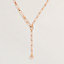 Kelly Chaine lariat necklace, small model, View: Worn, worn, view 1 of 2