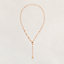 Kelly Chaine lariat necklace, small model, View: Worn, worn, view 2 of 2