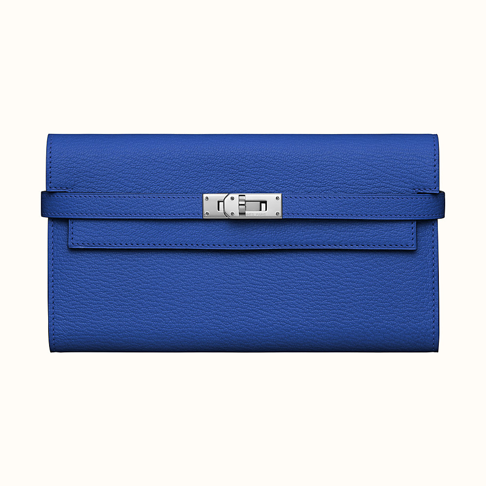 hermes blue wallet