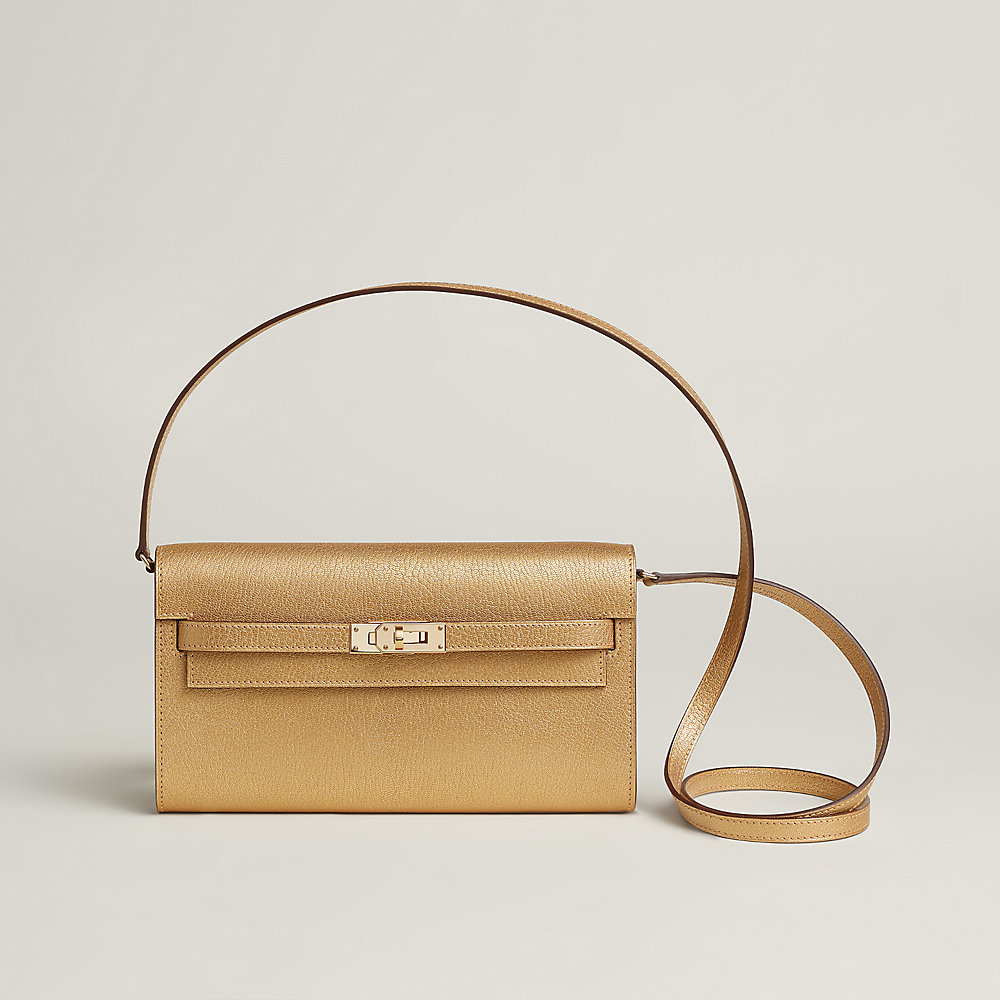Kelly Classique To Go wallet - Grey | Hermès Canada