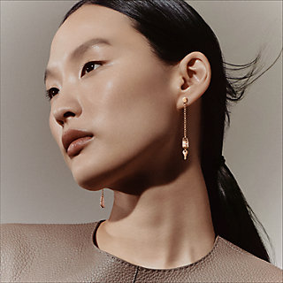 hermes pearl earrings