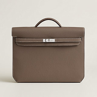 Hermes Kelly Depeches 36 Leather Briefcase Bag