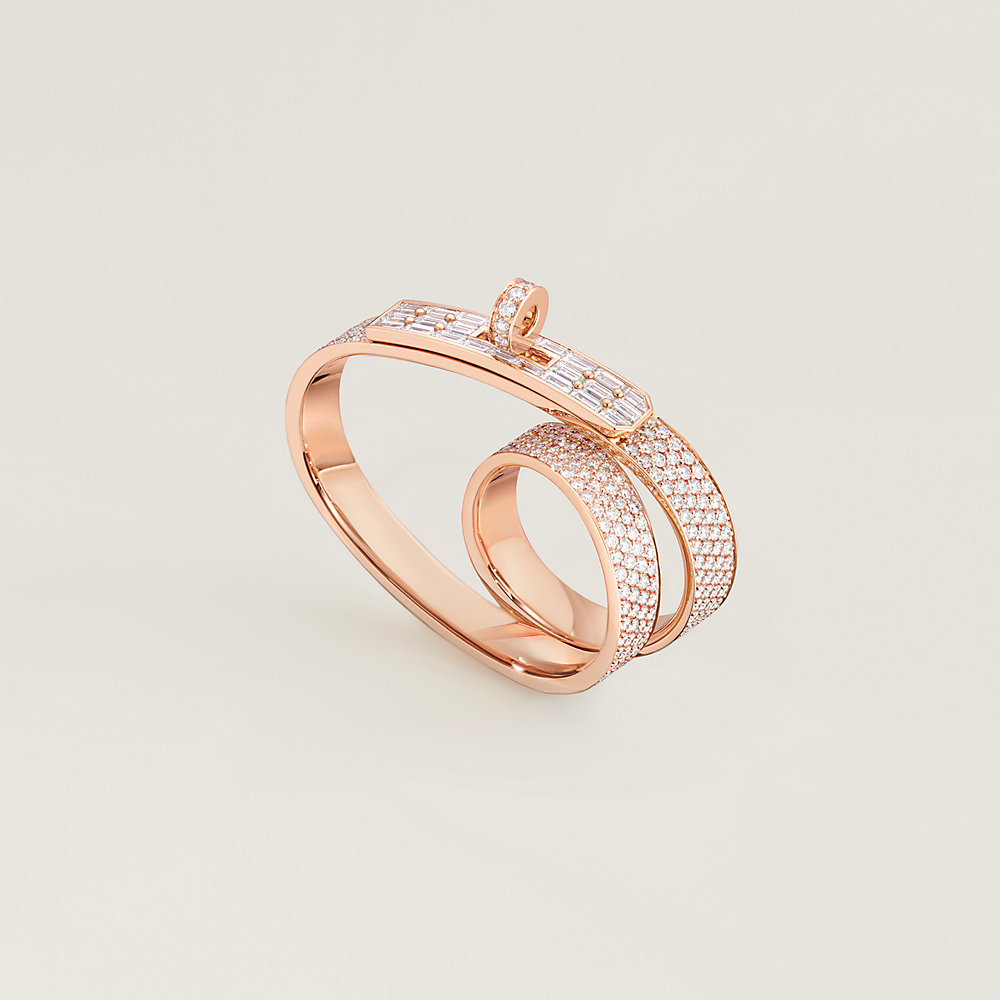 Kelly Rohrbach Rings Kelly Gavroche double ring | Hermès Ireland