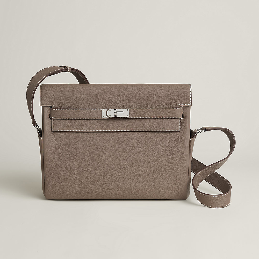 HERMES エルメス コットンストレッチサッカー2Bジャケット 48 グレー Kelly Messenger bag | Hermès USA