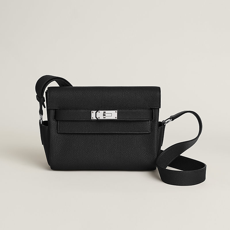 Kelly Messenger PM bag - Black | Hermès USA