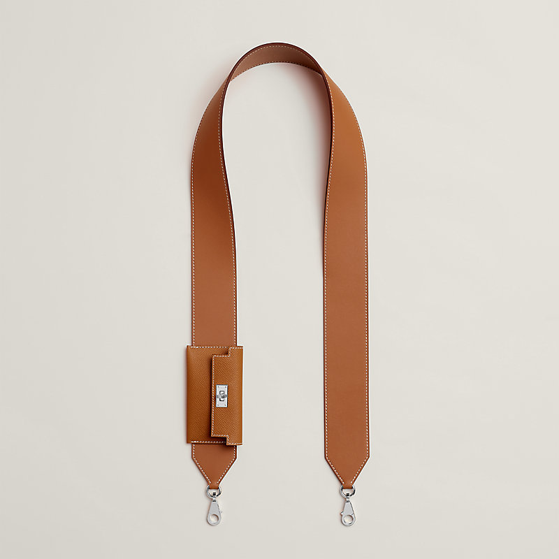 【一つ欲しい♪上品で機能的】HERMES Kelly pocket bag strap Kelly Pocket bag strap 50 mm | Hermès Canada