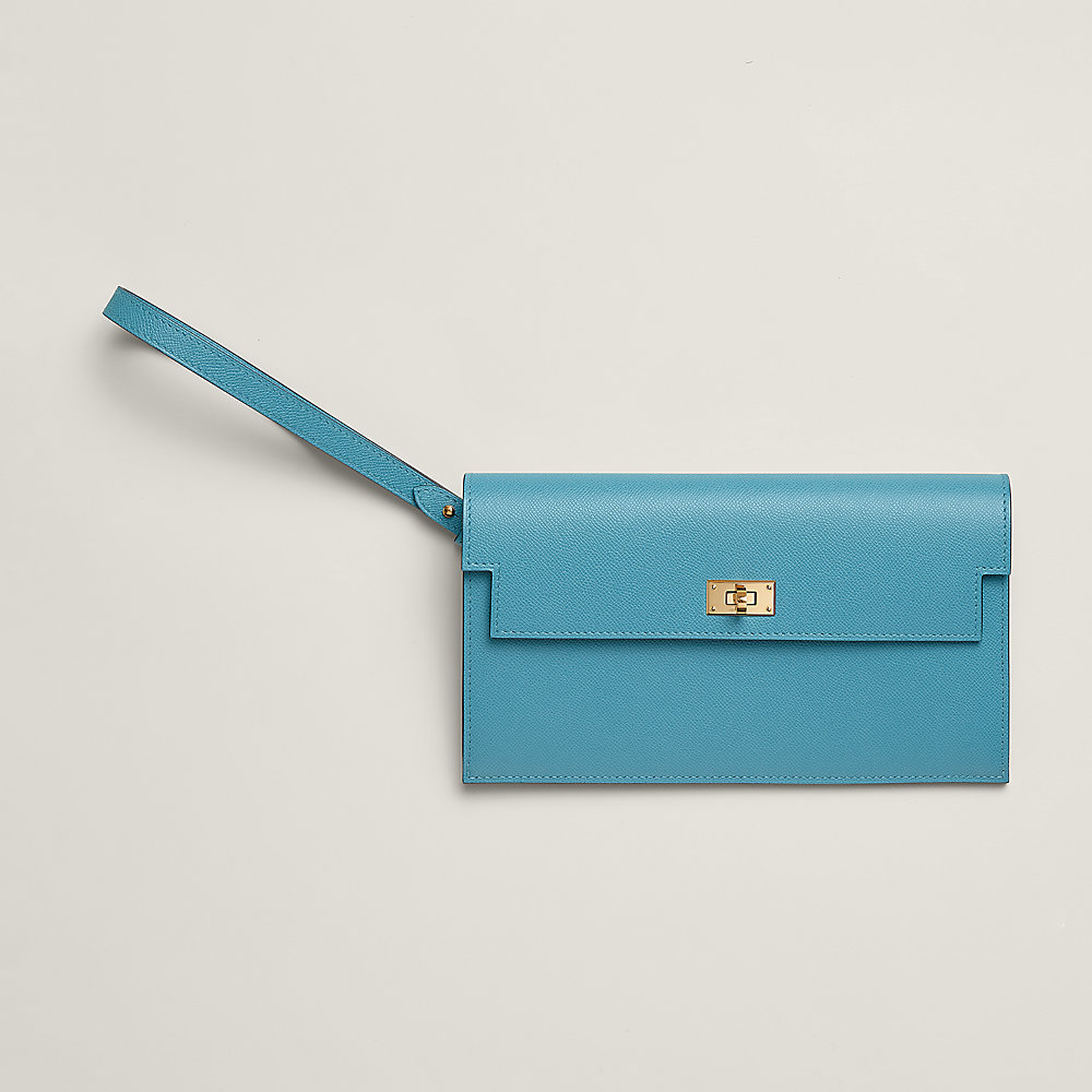 【HERMES】入手困難 美しくエレガント☆Kelly Pocket Long長財布 HERMES 稀少 上品 ロング ウォレット ケリー Kelly Pocket Long