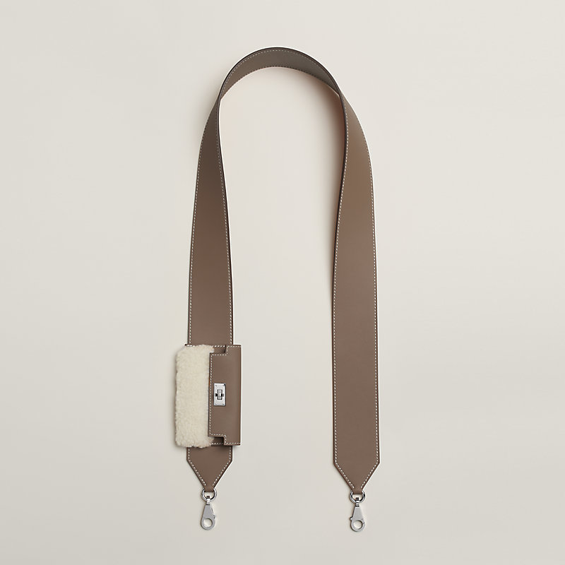 正規店買付【HERMES】Kelly Pocket Pluch ショルダーストラップ HERMES】ポケット付き☆Kelly Pocket Pluchショルダーストラップ