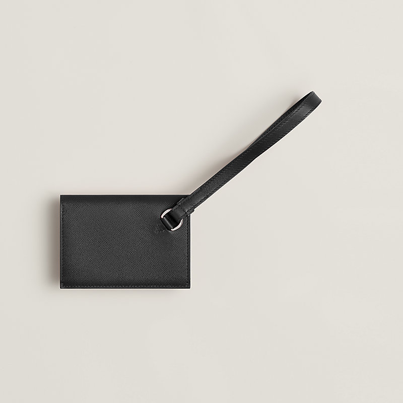 Kelly Pocket Slim wallet - Black | Hermès Malaysia