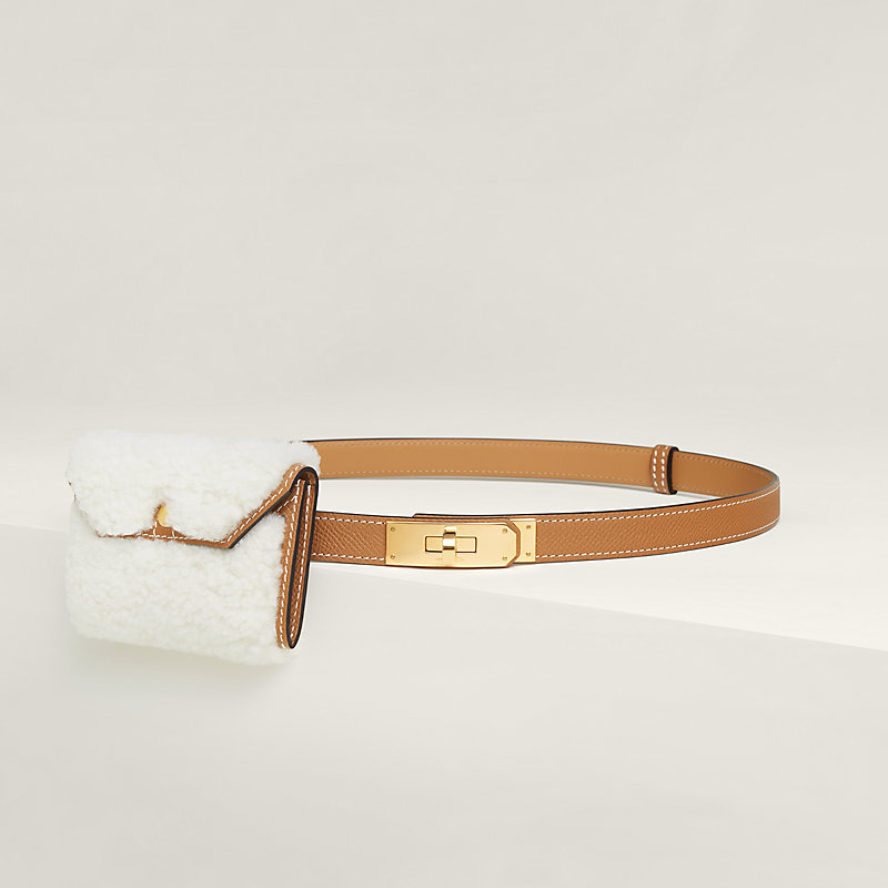 Kelly Pocket Teddy 18 belt - Beige | Hermès Australia