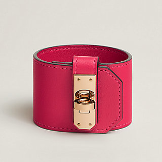 HERMES ブレスレット Kelly Twist GM 011083CD レザー(506866811
