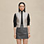 Knit and leather vest, View: Worn, worn, view 2 of 6