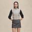 Knit and leather vest, View: Worn, worn, view 4 of 6