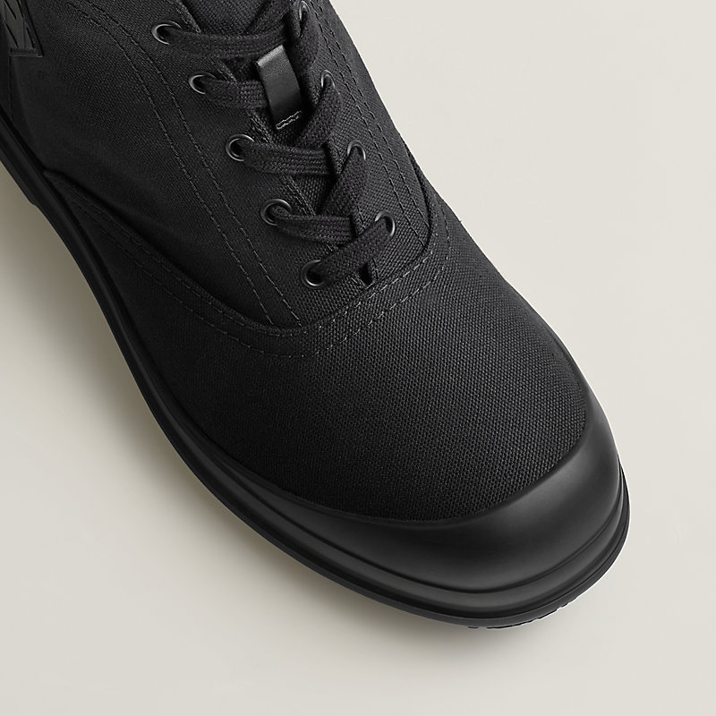 新作*HERMES*キャンバスハイカットスニーカー Kooler ブラック 24040916_2.jpg