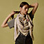 L'Appel du Large shawl 140, View: Worn, worn, view 2 of 3