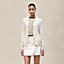 "L'Enseigne du Sellier" buttoned cashmere cardigan, View: Worn, worn, view 2 of 6
