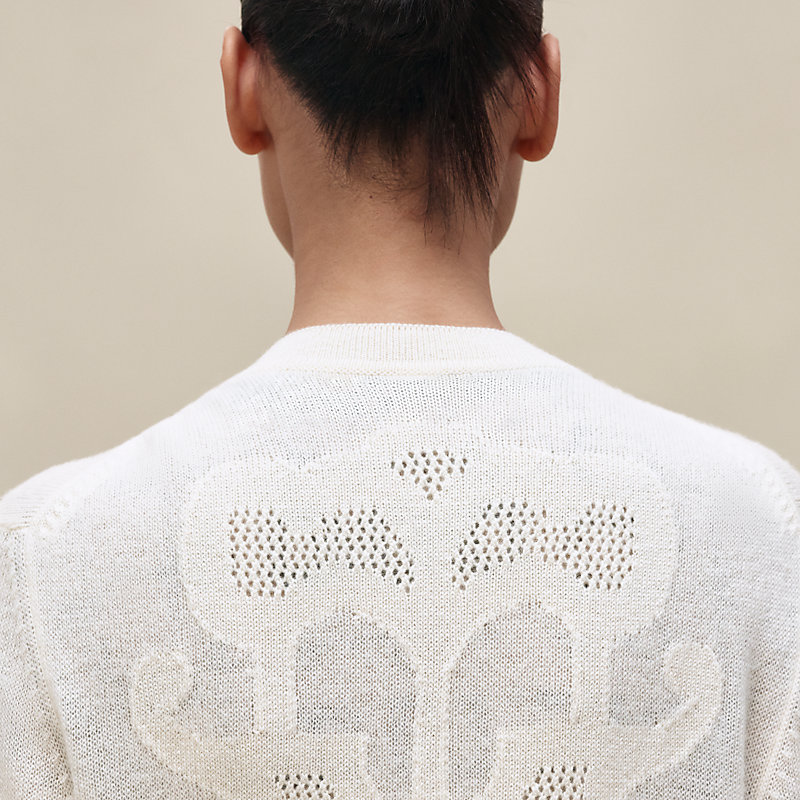 "L'Enseigne du Sellier" buttoned cashmere cardigan