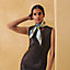 L'Esprit s'Envole scarf 90, View: Worn, worn, view 2 of 3