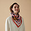 La Berline Bayadere scarf 90, View: Worn, worn, view 2 of 2