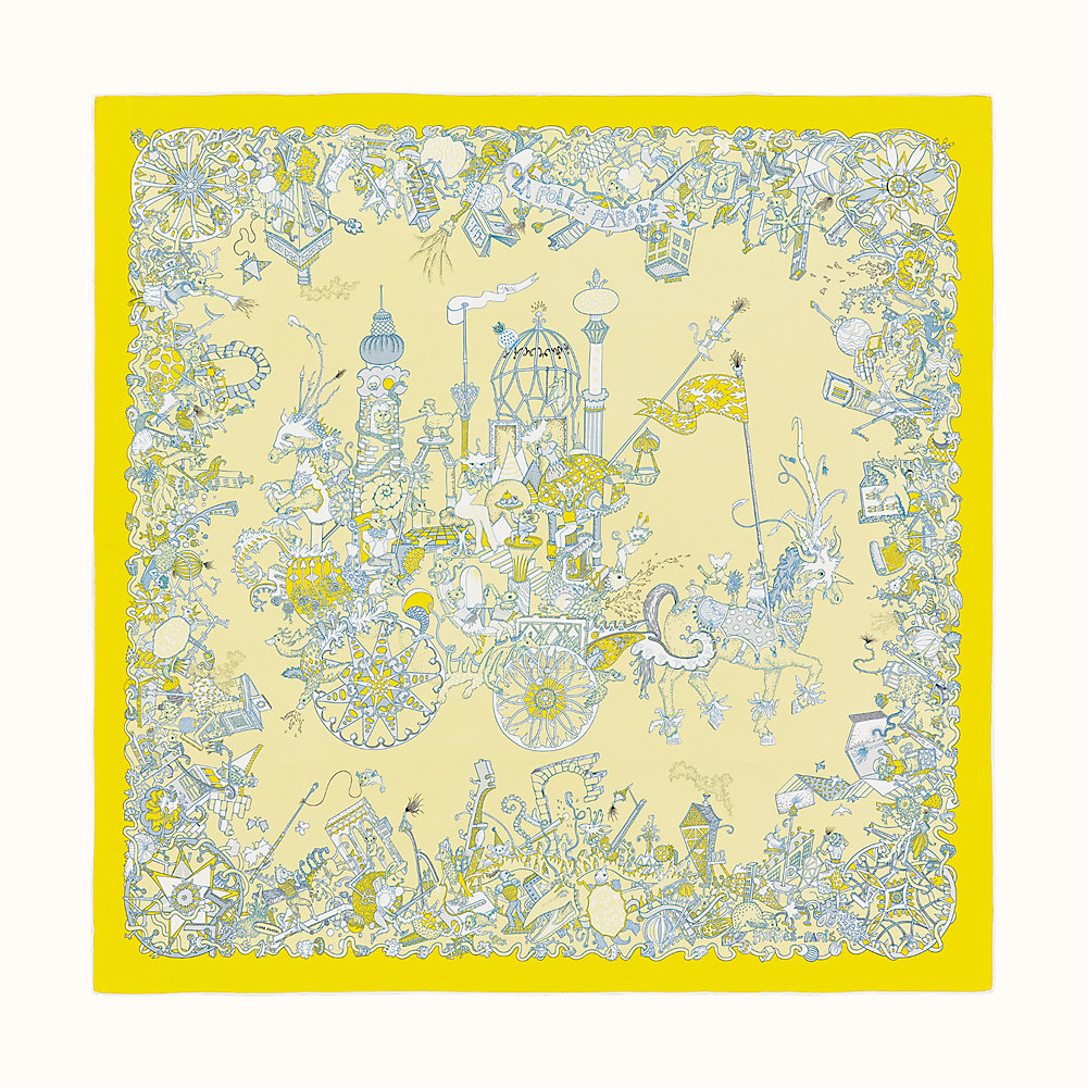 La Folle Parade Scarf 90 Hermes Usa