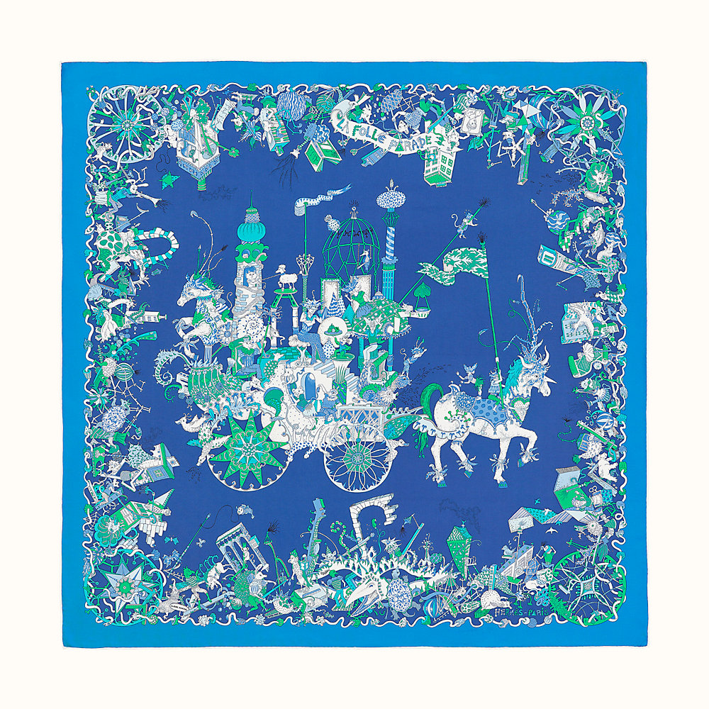 La Folle Parade Scarf 90 Hermes Usa