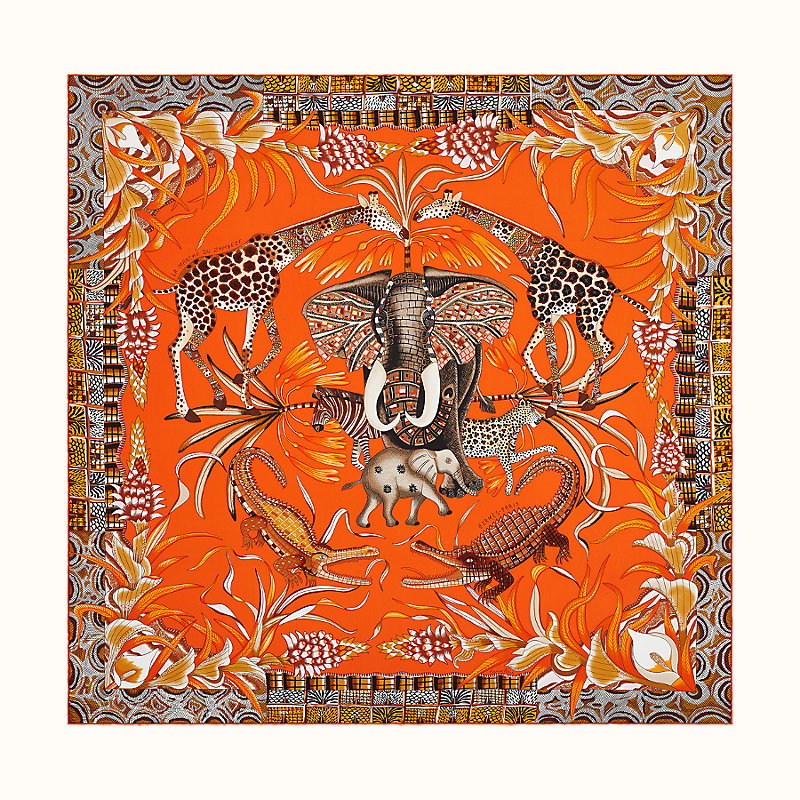 hermes elephant scarf