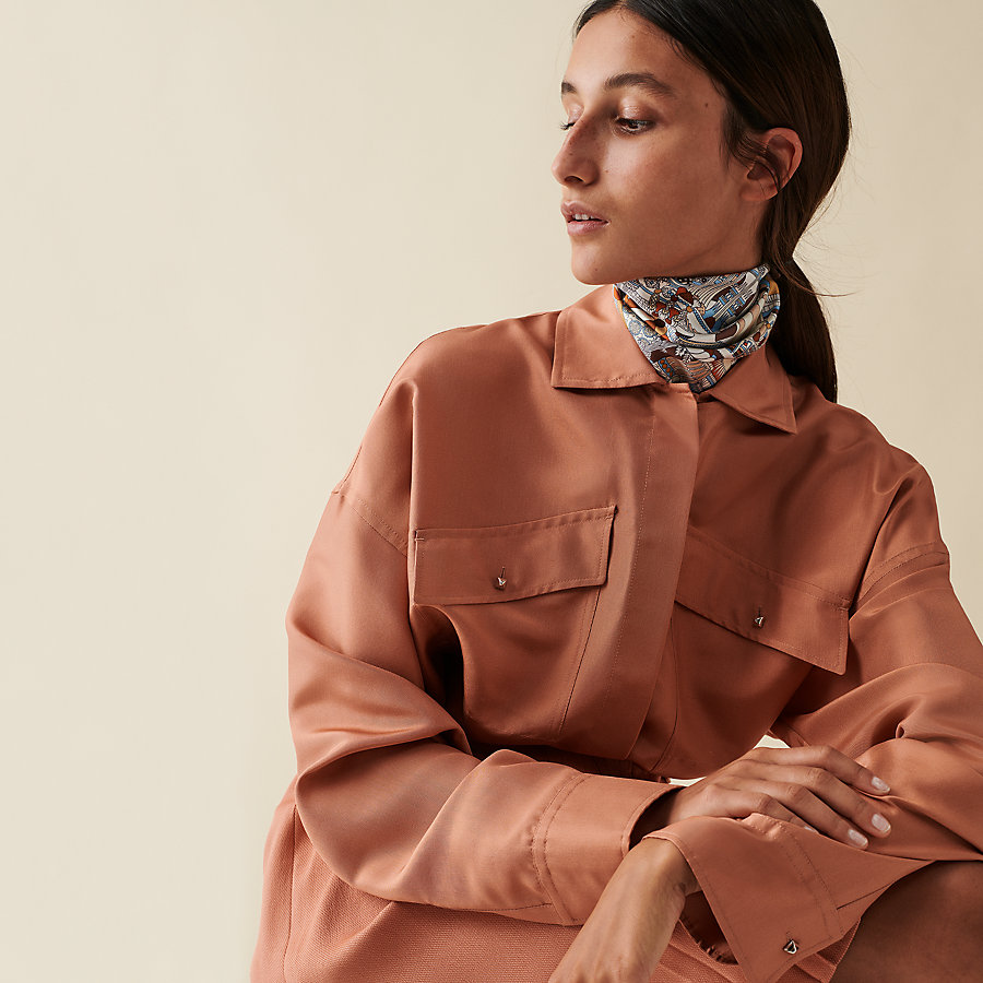 HERMES エルメス カレ45 ミニ スカーフ LA PATISSERIE FRANCAI 