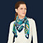 La Patisserie Francaise scarf 90, View: Worn, worn, view 2 of 2