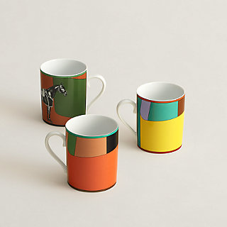 La Serpentine Hermès set of 3 mugs | Hermès Canada