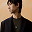 Labyrinth necklace, View: Worn, worn, view 2 of 3