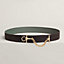 Lad belt buckle & Reversible leather strap 38&nbsp;mm, View: , view 1 of 3